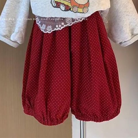 P children's long-sleeved sweater pants set