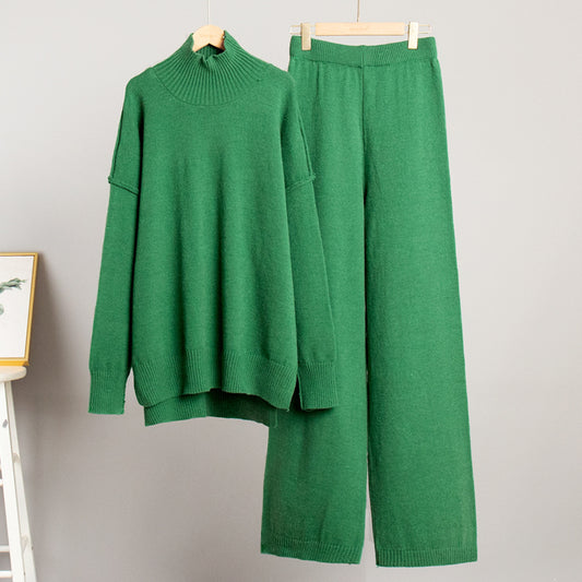 Knitted Long Pants Set