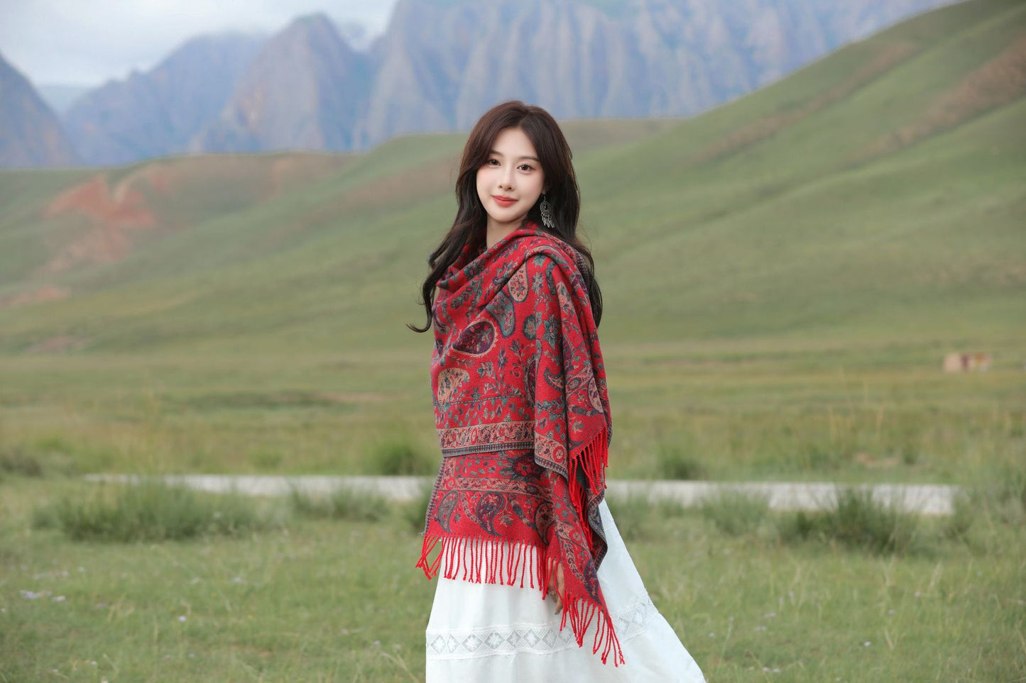 Autumn and Winter Scarf Shawl