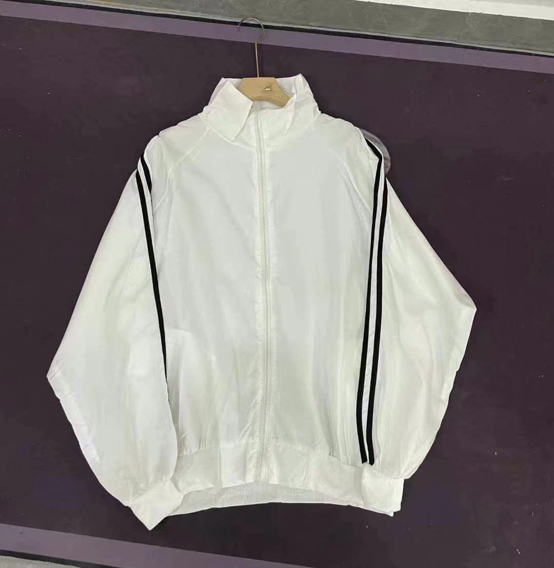 B2-m16 Spring and summer new three-bar coat women's Korean version thin jacket - Mixbatch