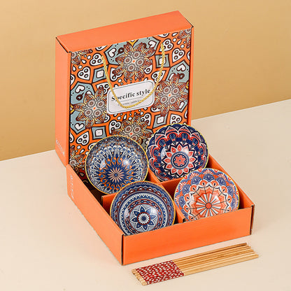 Ceramic Bowl Set Gift Box