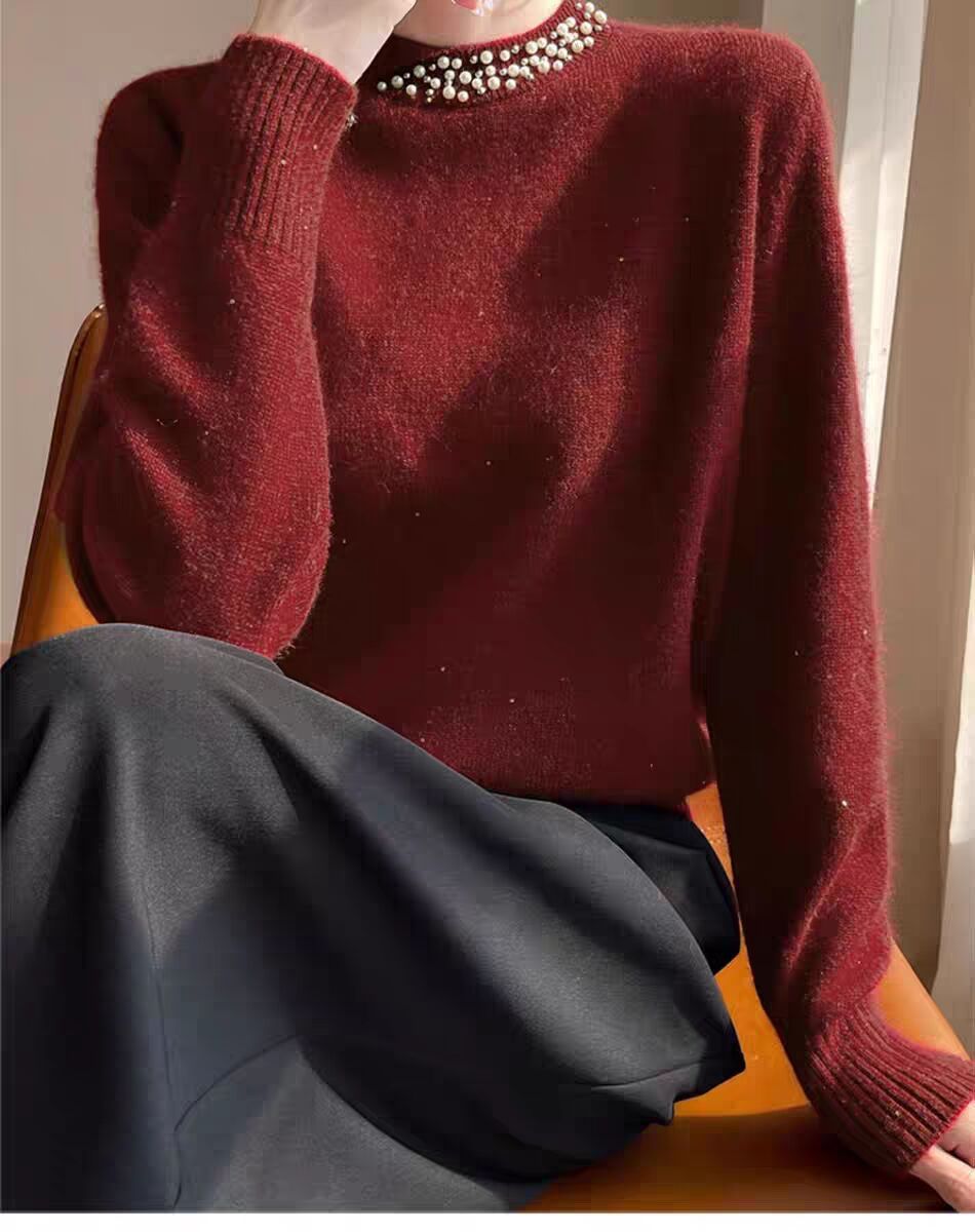 Knitted Long Sleeve Top