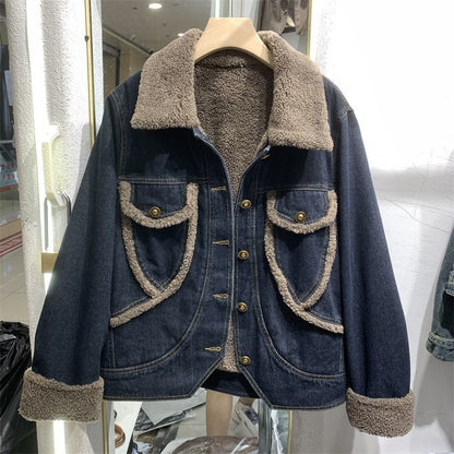 P denim jacket top