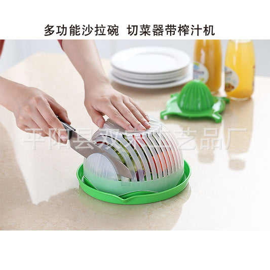 A salad bowl multi-function vegetable cutter juicing