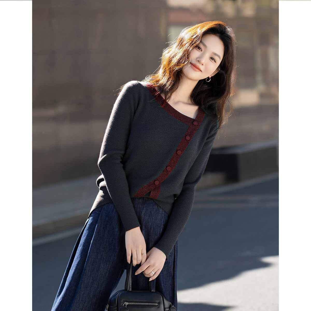 Women's Knitted Sweater Top
