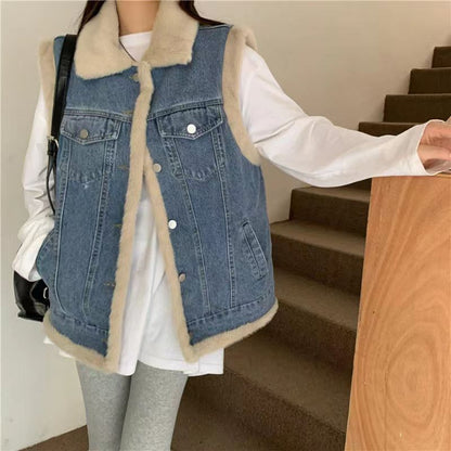 Denim Vest Jacket