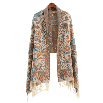 Autumn and Winter Scarf Shawl