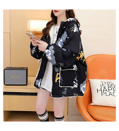 Fleece-Lined Thickened Two-Way Lamb Wool Cardigan Coat for Women