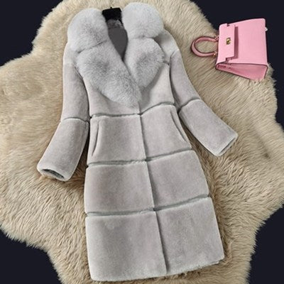 A faux fur jacket