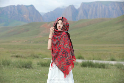 Autumn and Winter Scarf Shawl