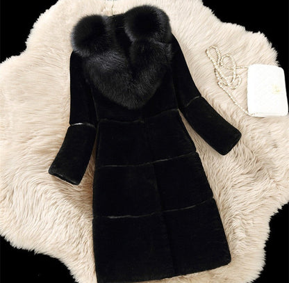 A faux fur jacket