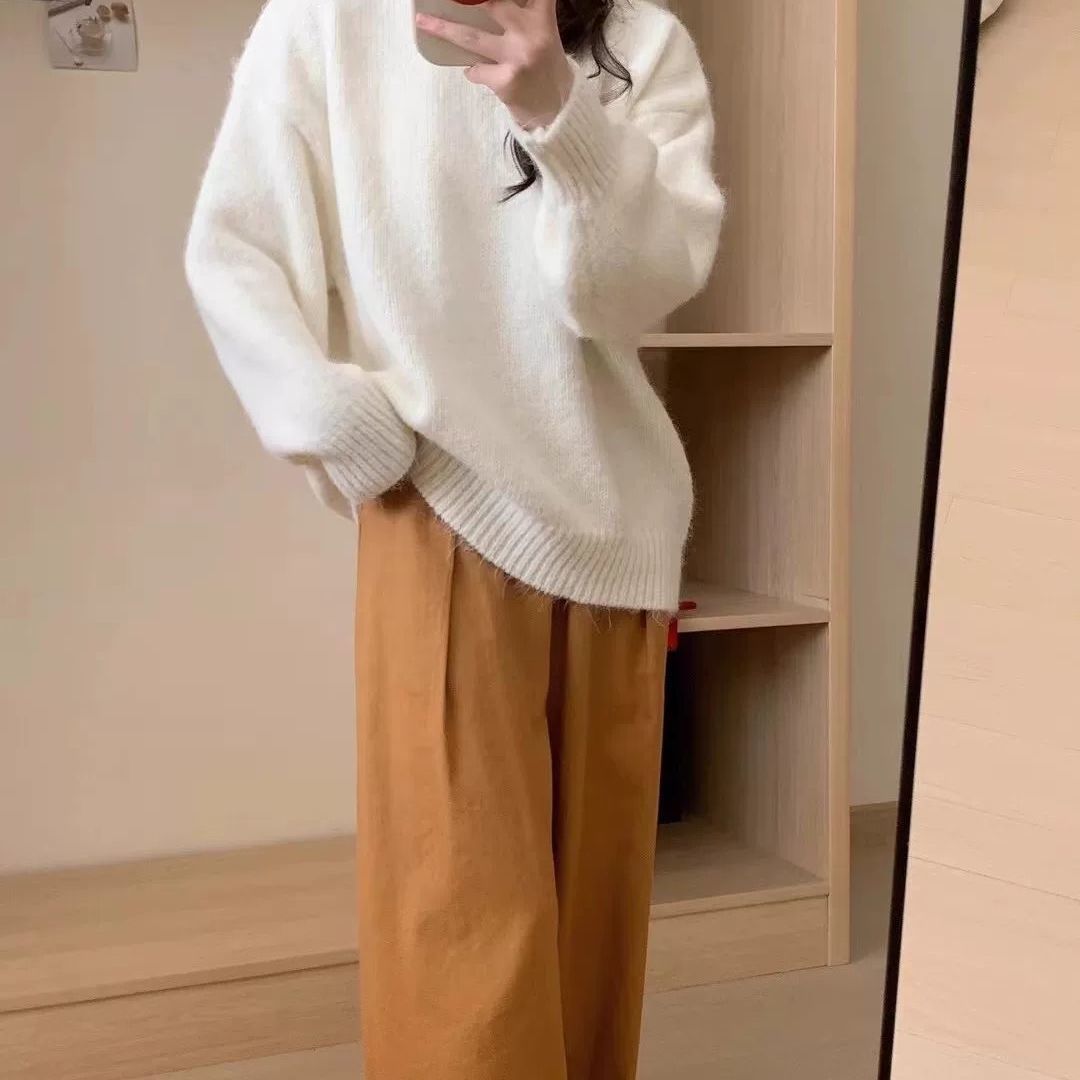 P knitted top sweater