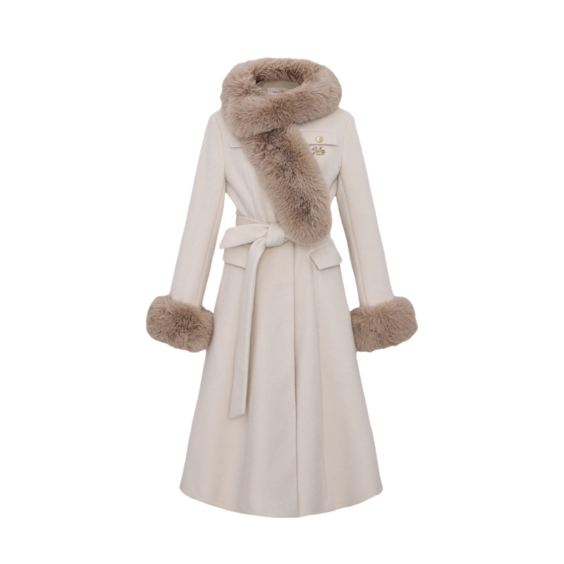 P winter warm long jacket