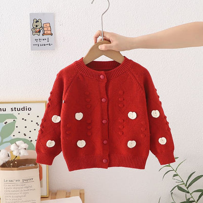 P Children's Knitted Cardigan