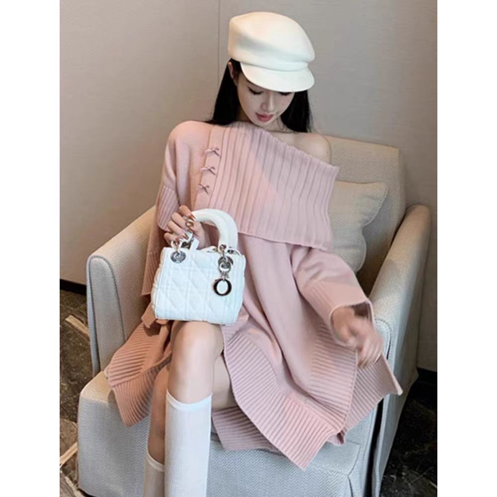 P cape knitted jacket