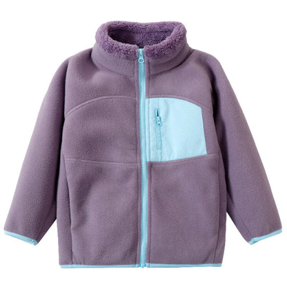 A Children's fleece warm jacket