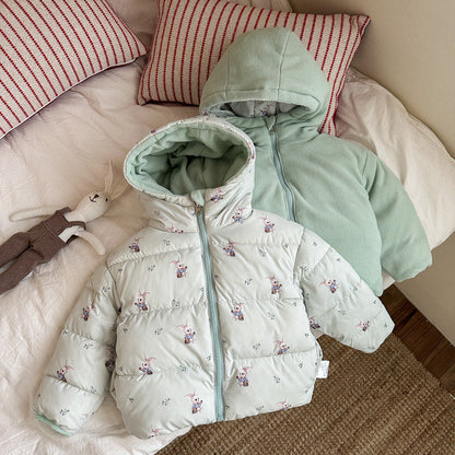 A Children's reversible warm jacket