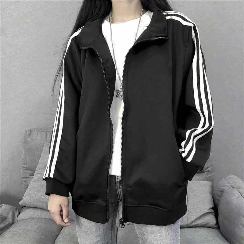 B2-m16 Spring and summer new three-bar coat women's Korean version thin jacket - Mixbatch