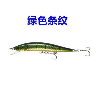 A lure bait floating water minnow long cast noise ringing bead diving fake bait
