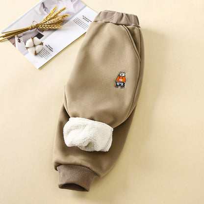 A children's fleece pants