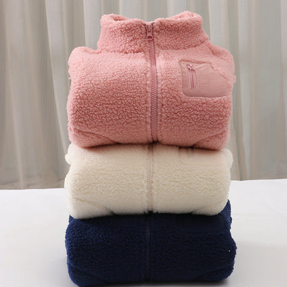 A Children's fleece warm jacket