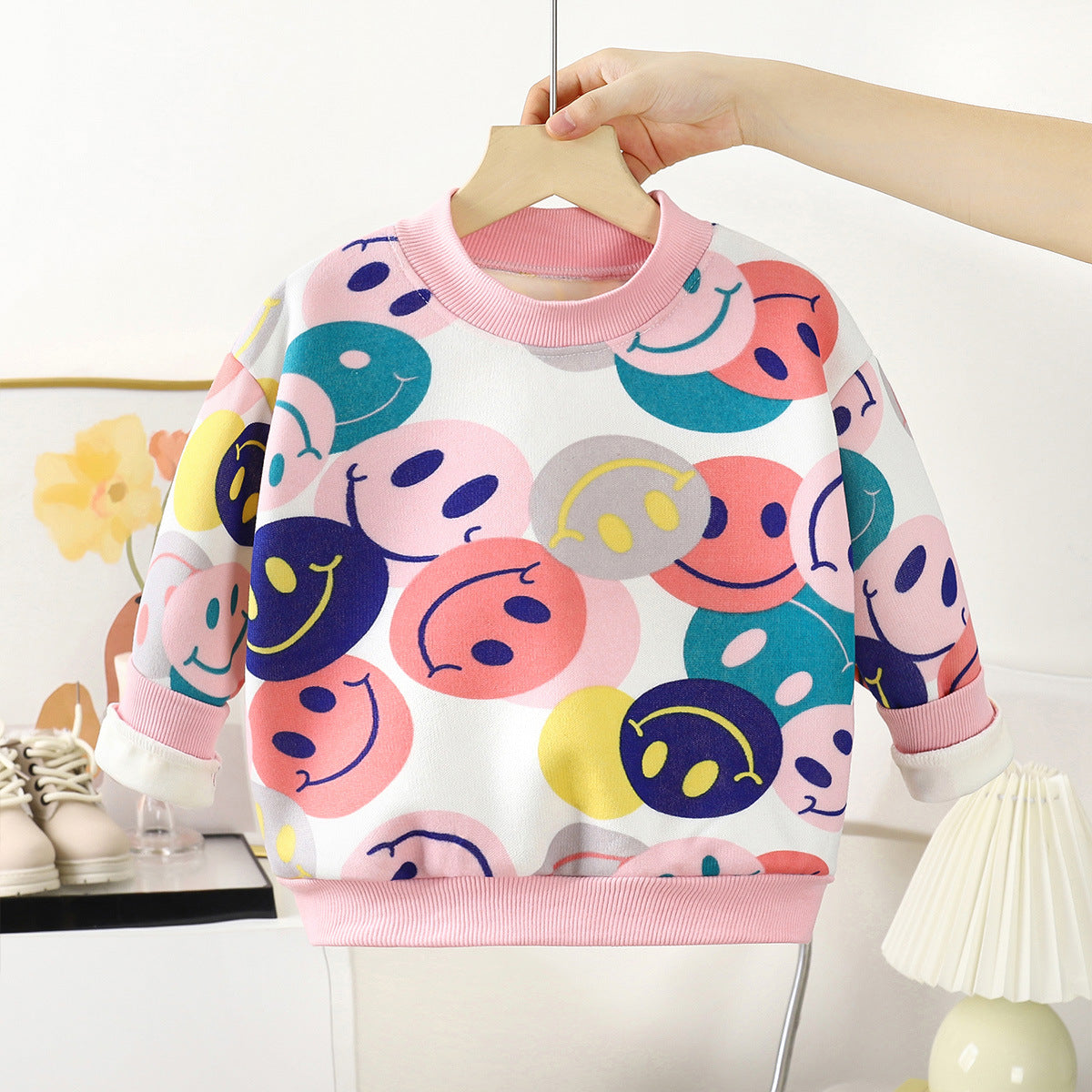 A children's long-sleeved top