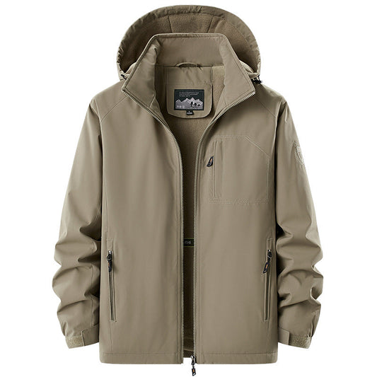 A men's fleece jacket