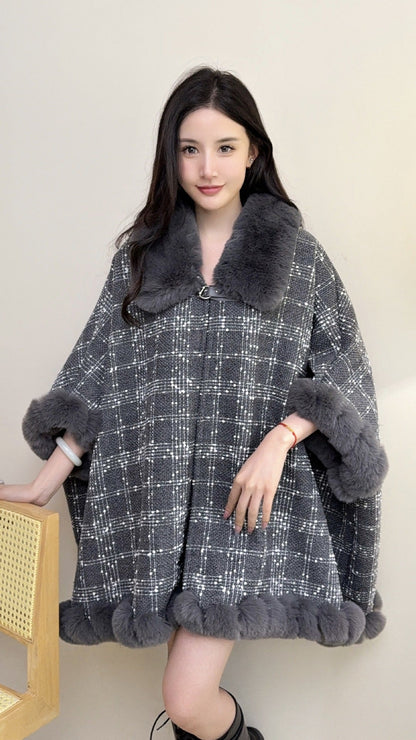 A faux fur jacket