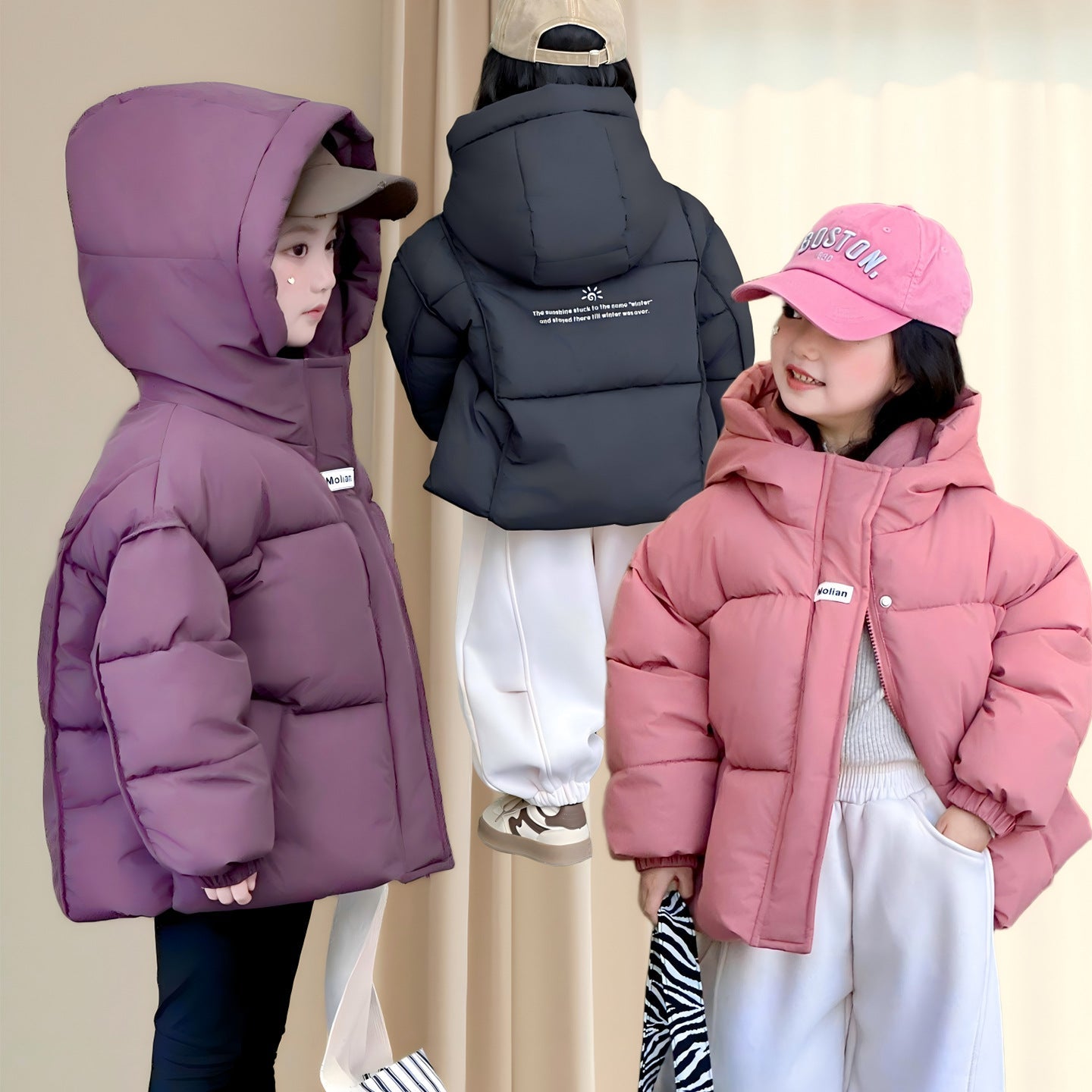 A Children's warm jacket