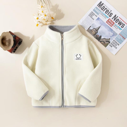 A Children's fleece warm jacket