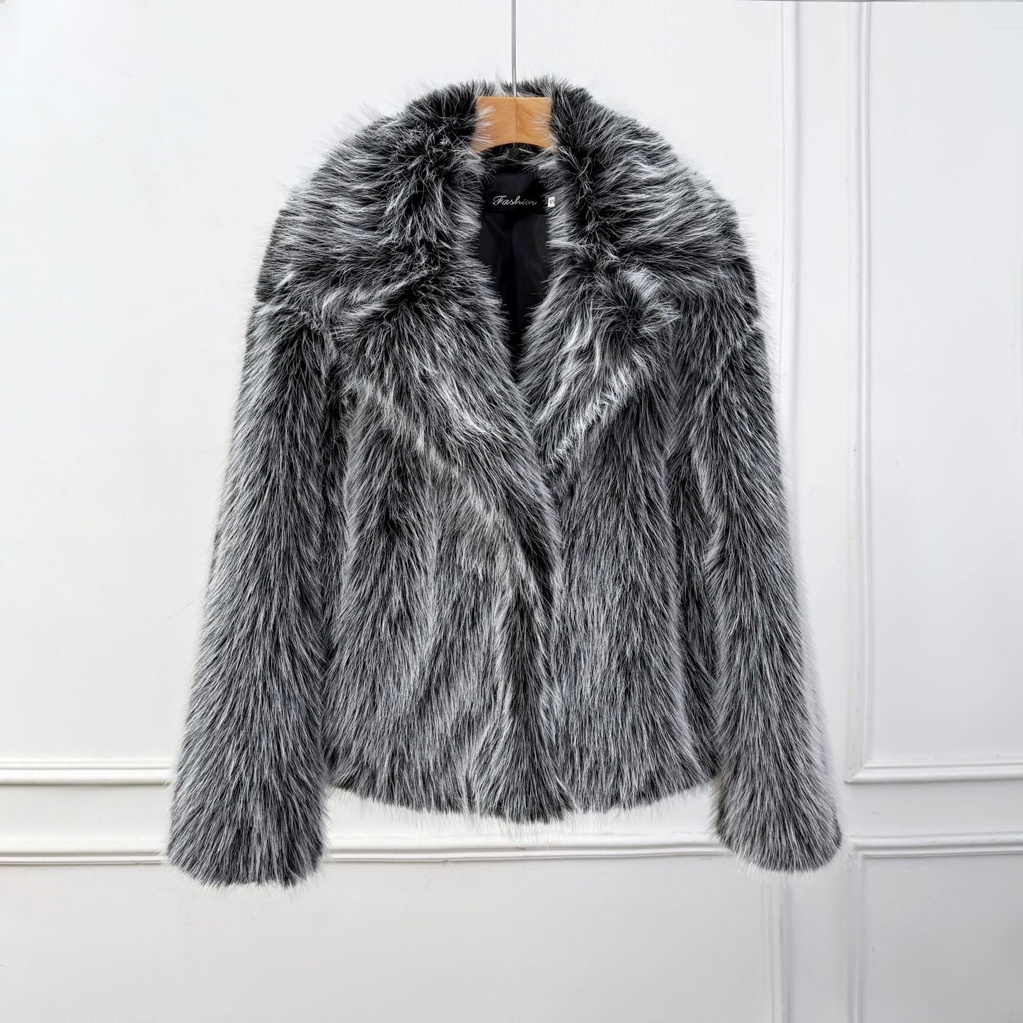 A faux fur jacket