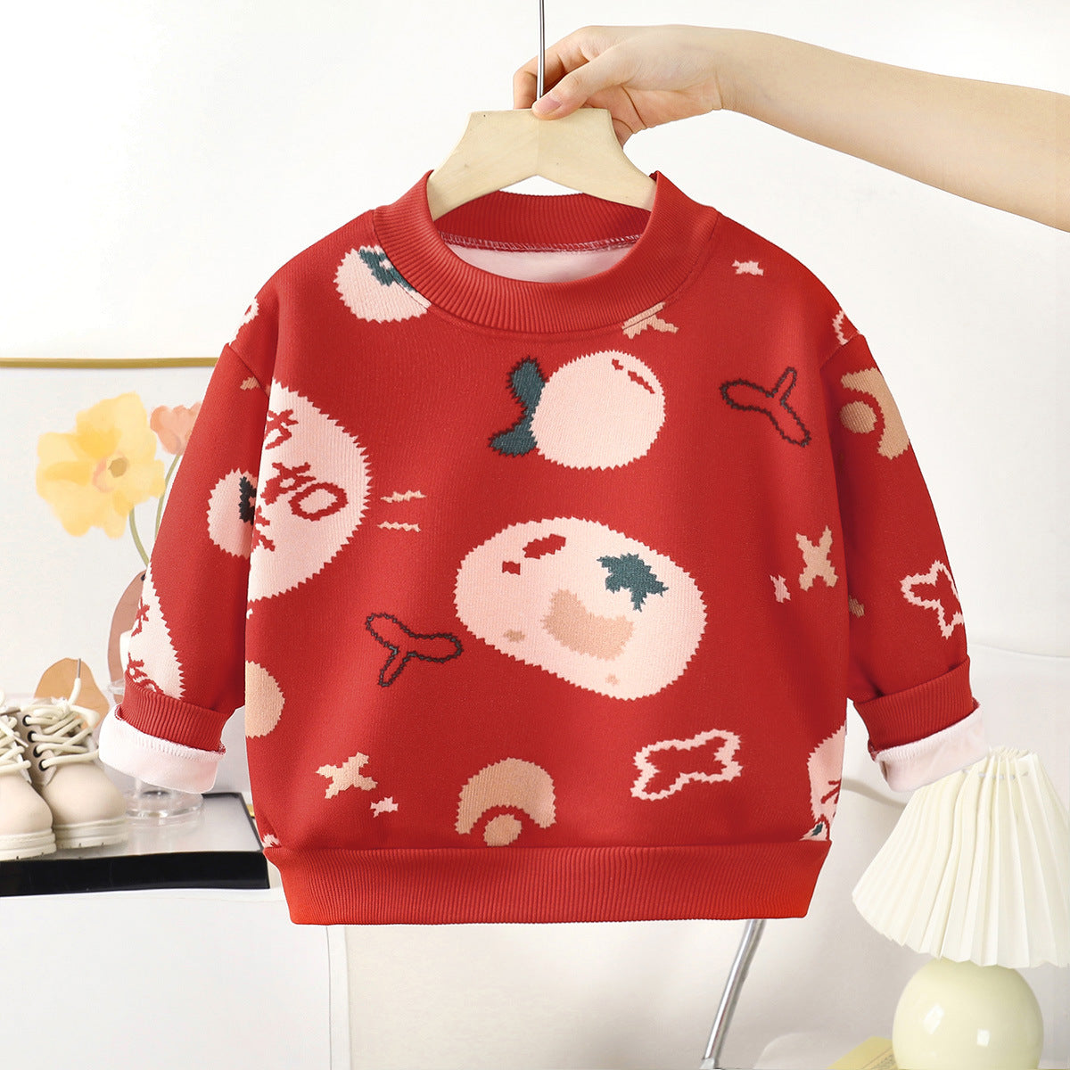 A children's long-sleeved top
