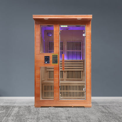 A steam room solid wood carbon crystal plate far infrared light wave