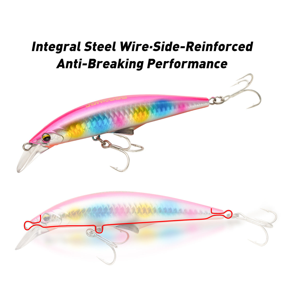 A long throw deep sea bait hard bait