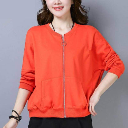 B2-m24 Cotton sweater  women's short jacket . - Mixbatch
