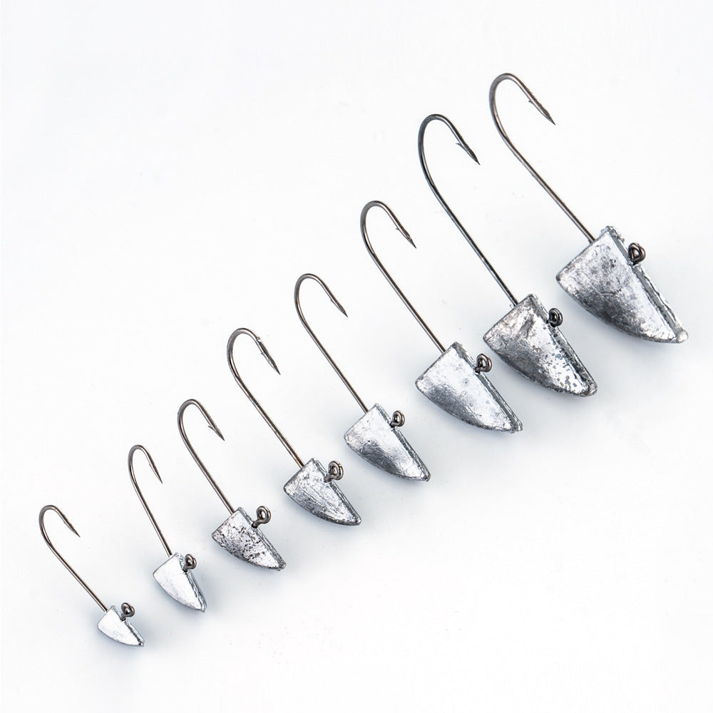 A fishing hook anti-hanging bottom fish hook, tumbler microscopic lead hook