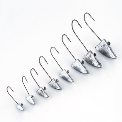 A fishing hook anti-hanging bottom fish hook, tumbler microscopic lead hook