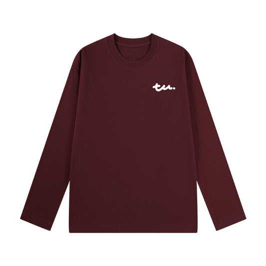 A cotton long-sleeved top