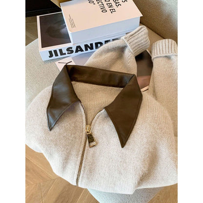 A short sweater jacket