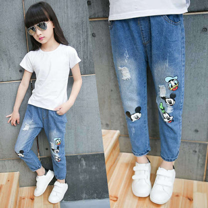 A Children's Denim Pants