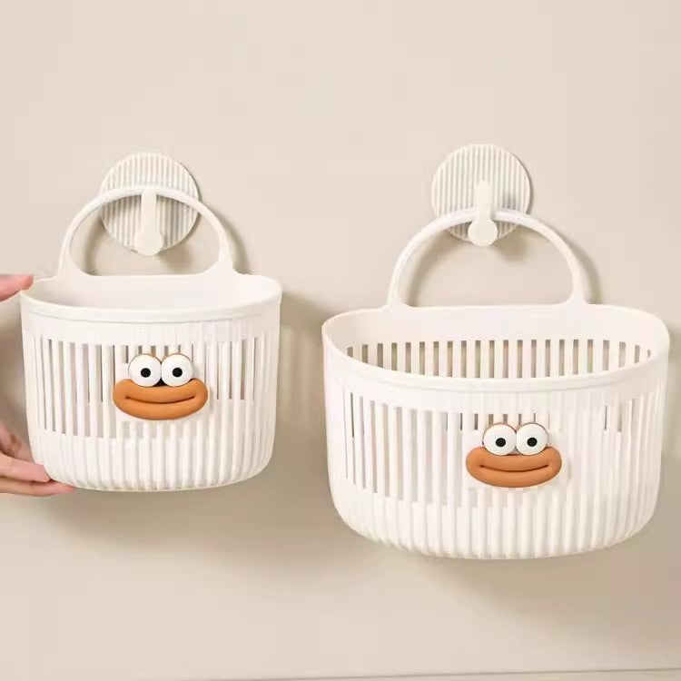 A storage basket hanging basket