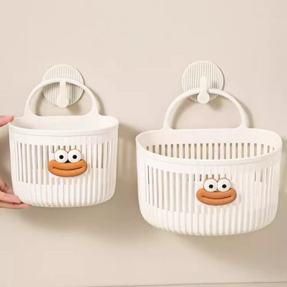 A storage basket hanging basket