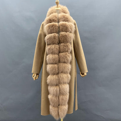 A double-sided woolen coat