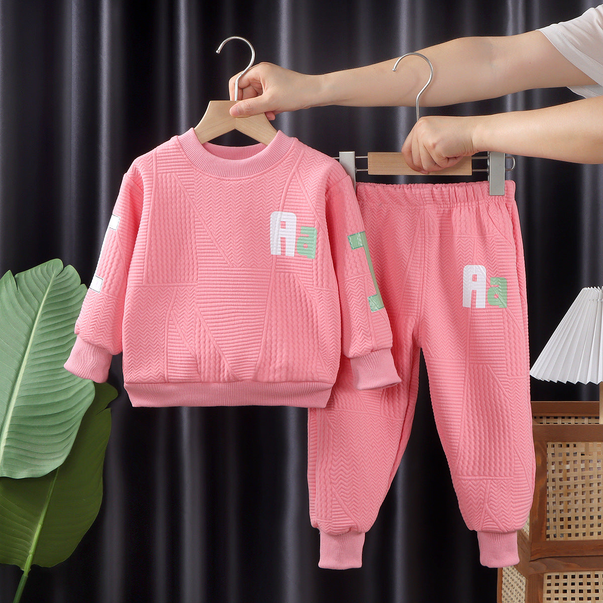 A Children's two-piece sweatshirt set