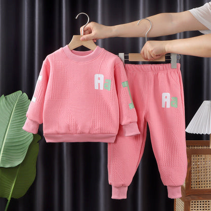 A Children's two-piece sweatshirt set