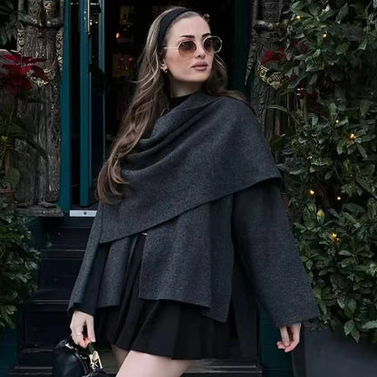 A autumn and winter knit top