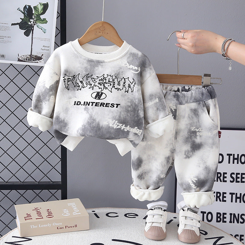 A children's sweater set