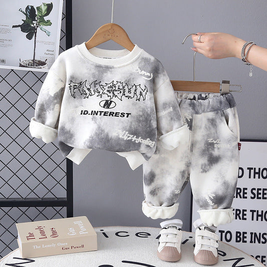 A children's sweater set