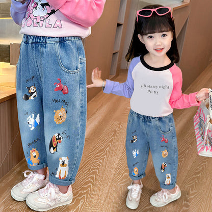 A Children's Denim Pants