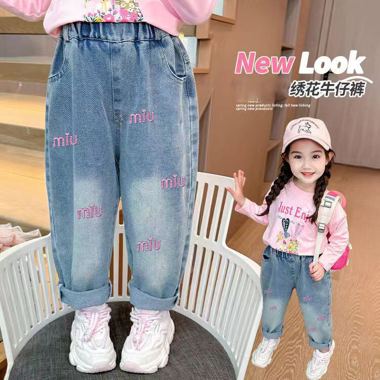 A Children's Denim Pants